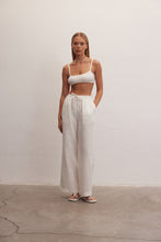 Görseli Galeri görüntüleyiciye yükleyin, Ivory | Wide-Leg Linen Pants
