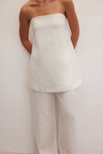 Load image into Gallery viewer, Essence | Linen Strapless Top
