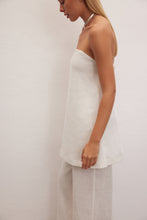 Load image into Gallery viewer, Essence | Linen Strapless Top
